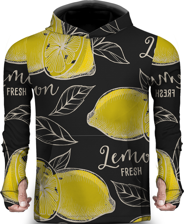 LEMON YELLOW A LIGHTWEIGHT SUN HOODIE