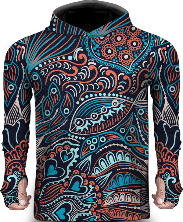 SEA COLORFUL LIGHTWEIGHT SUN HOODIE SEA COLORFUL LIGHTWEIGHT SUN HOODIE