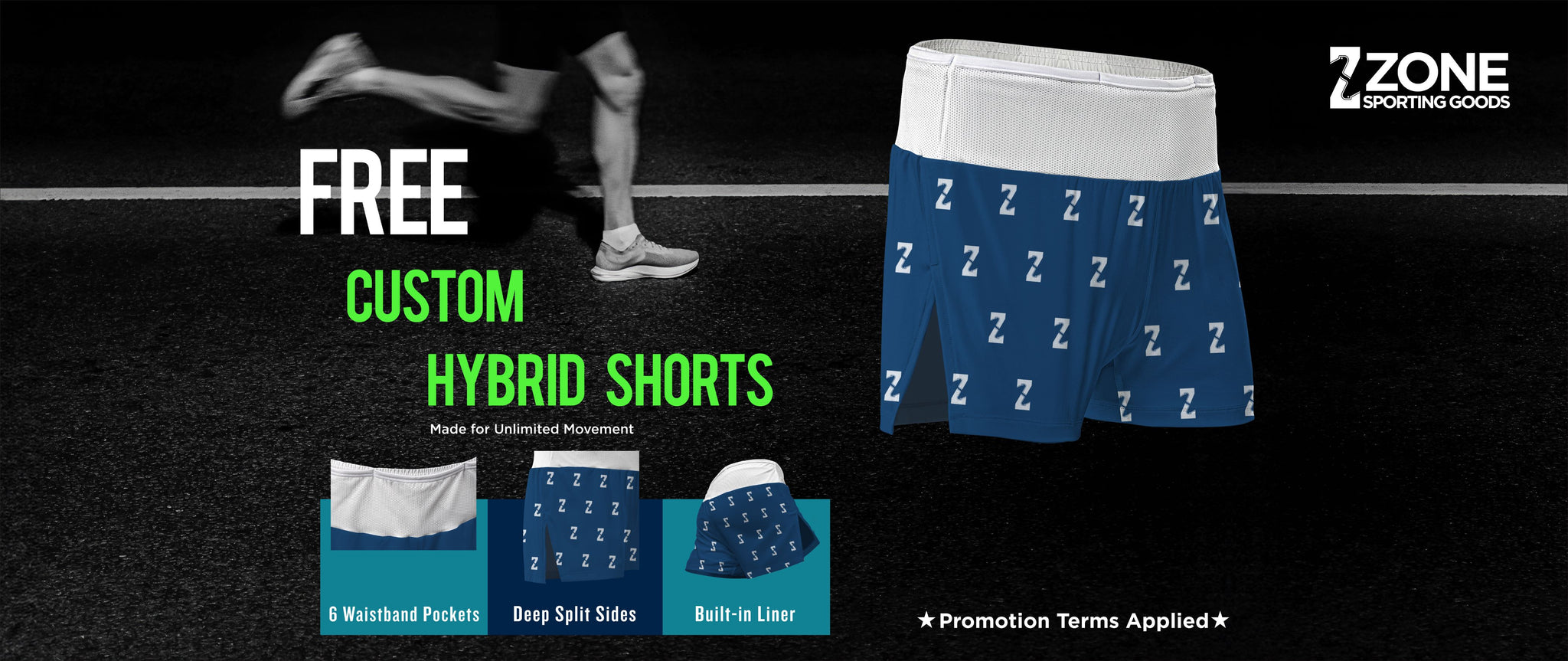 Hybrid Shorts banner