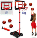 Kids Basketball Hoop with Stand, Adjustable Basketball Set, Toddler Basketball T