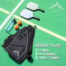 Pickleball Bag-Adjustable Pickleball,Tennis,Racketball Sling Bag-Pickleball Backpack with Water Bottle Holder for Men