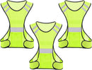 Reflective Running Vest, High Visibility Running Gear with Large Pocket