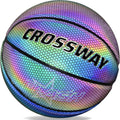 Basketball Holographic Reflective Glow Basketballs - Indoor Outdoor Basketball Basketball Gift