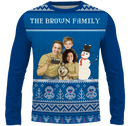 Sweater | FestiveFam | Poly-cotton fabric - Blue