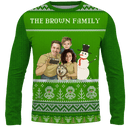 Sweater | FestiveFam | Poly-cotton fabric - Green
