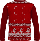 Sweater | FestiveFam | Poly-cotton fabric - Red