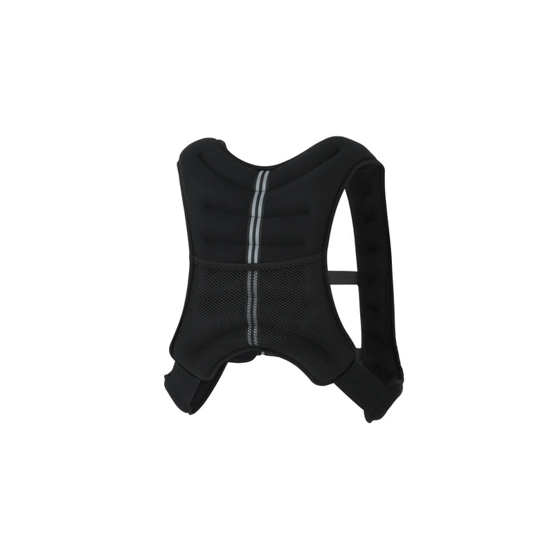 Weighted Vest 10-20Lbs Weight Reflective Workout Strength Training Running Black