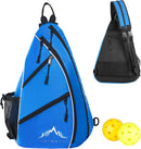 Pickleball Bag-Adjustable Pickleball,Tennis,Racketball Sling Bag-Pickleball Backpack with Water Bottle Holder for Men