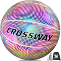 Basketball Holographic Reflective Glow Basketballs - Indoor Outdoor Basketball Basketball Gift