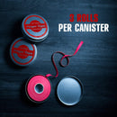 Finger Tape - Strong Athletic Tape | 0.3” X 45 Feet (9 Pack) Tin Set | No Sticky Residue | for Rock Climbing, BJJ Jiu Jitsu, Grappling, Judo, MMA, Rock Climbing and Martial Arts (Pink)