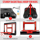 Kids Basketball Hoop with Stand, Adjustable Basketball Set, Toddler Basketball T