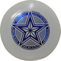 Ultimate Frisbee Disc 175G Glowing Flying Disc: 175 Gram Star Glow in the Dark Toy for Kids, Adults, Ultimate, Dogs