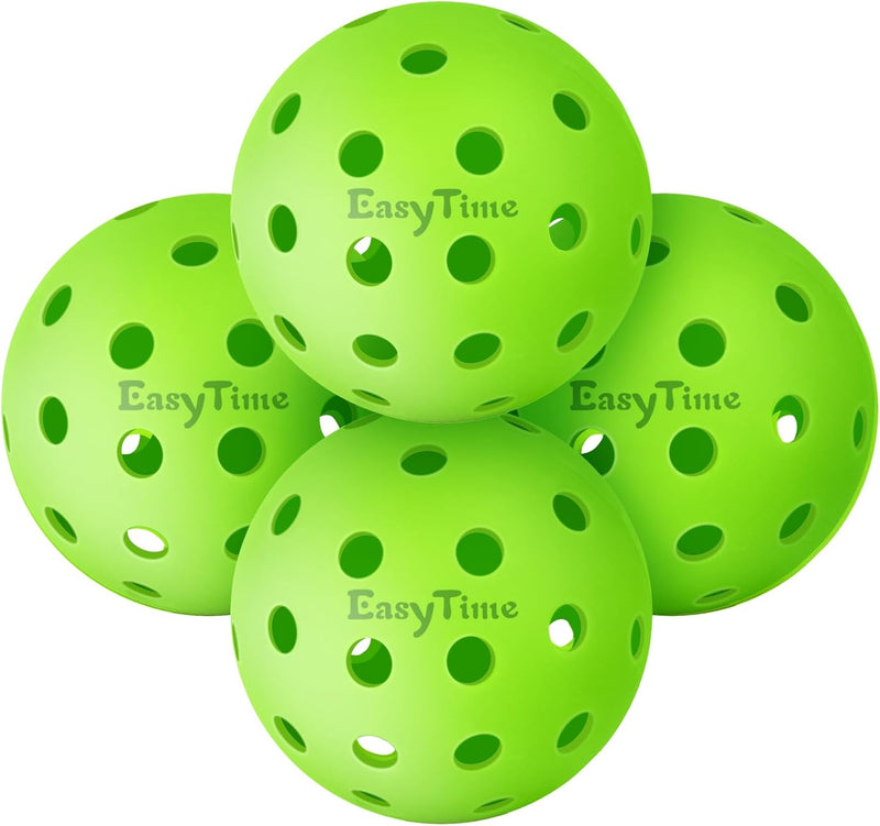 Pickleball Ball Set, 40 Holes Pickleball Balls for Outdoor Sport, 26 Holes for Indoor, Highly Durable and Consistent Bounce, USAPA Standard for Pickleball Sport, 4/6/12 Pack to Choose