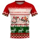 Jersey | Merry & Matching | Poly-Cotton fabric - Red