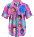 Collar Button Up | Easter Day | Icy SuperFLEX fabric - Candy Pink
