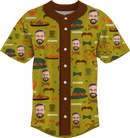 Baseball Button Up | Father's Day | Poly-cotton fabric - Olive Green