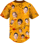 Baseball Button Up | Thanksgiving Day | Poly-cotton fabric - Yellow