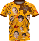 Jersey | Thanksgiving Day | Poly-Cotton fabric - Yellow