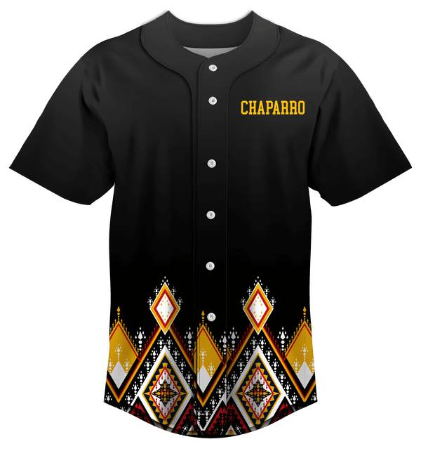 Disc Golf  | Alexis Chaparro The Tribal Geo Baseball Jersey
