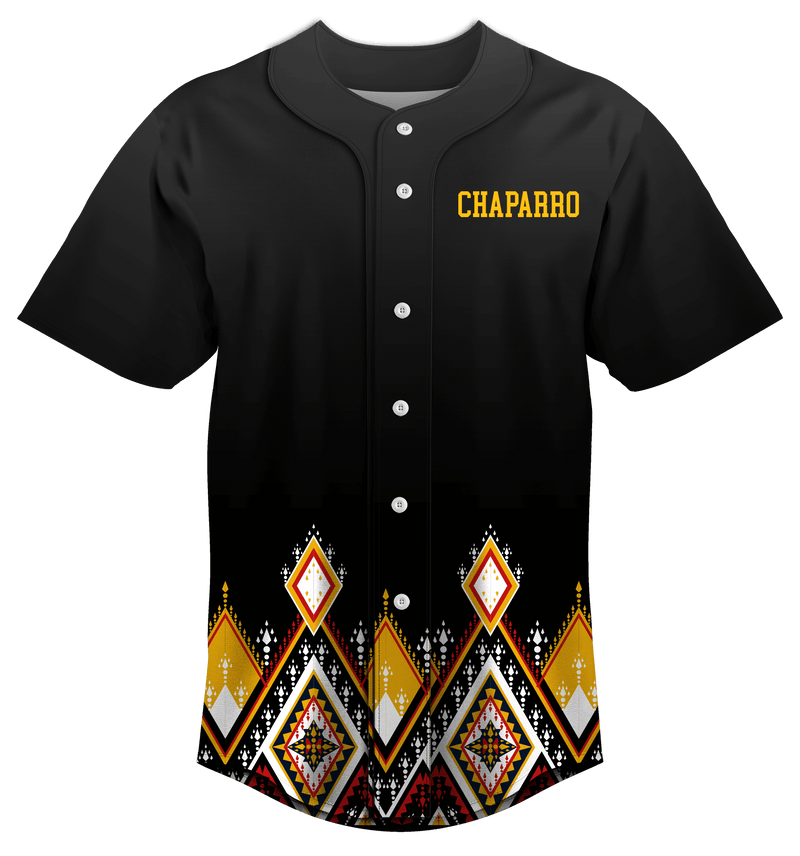 Disc Golf  | Alexis Chaparro The Tribal Geo Baseball Jersey