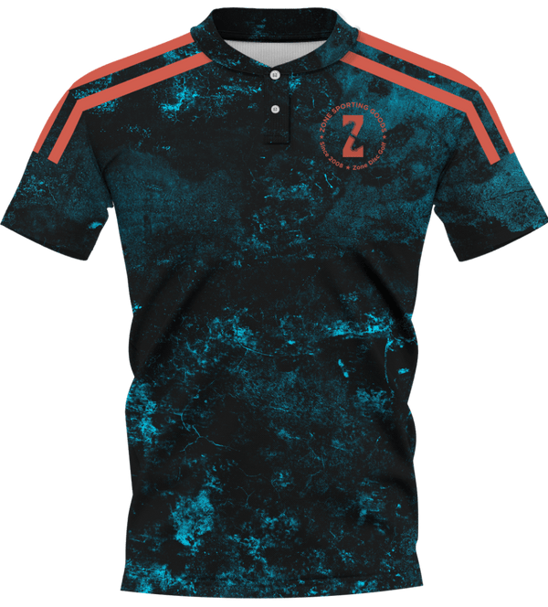 Disc Golf | Andrew Klein The Dark Marble 2-Buttons Jersey