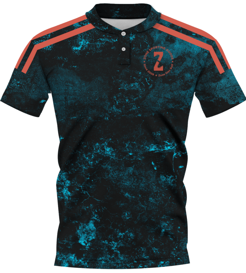 Disc Golf | Andrew Klein The Dark Marble 2-Buttons Jersey