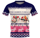 Jersey | Merry & Matching | Poly-Cotton fabric - Dark Blue