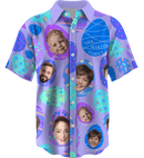 Collar Button Up | Easter Day | Icy SuperFLEX fabric - Purple