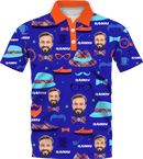 Polo | Father's Day | Icy SuperFLEX fabric - Blue
