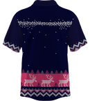 Collar Button Up | Merry & Matching | Poly-Cotton fabric - Dark Blue