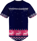 Baseball Button Up | Merry & Matching | Poly-cotton fabric - Dark Blue
