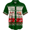Collar Button Up | Merry & Matching | Poly-Cotton fabric - Green
