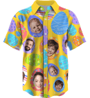 Collar Button Up | Easter Day | Icy SuperFLEX fabric - Yellow