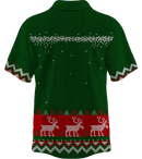 Collar Button Up | Merry & Matching | Poly-Cotton fabric - Green