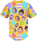 Baseball Button Up | Easter Day | Poly-cotton fabric - Yellow