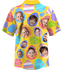 Collar Button Up | Easter Day | Icy SuperFLEX fabric - Yellow
