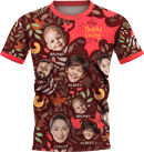 Jersey | Thanksgiving Day | Poly-Cotton fabric - Brown