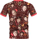 Jersey | Thanksgiving Day | Poly-Cotton fabric - Brown