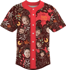 Baseball Button Up | Thanksgiving Day | Poly-cotton fabric - Brown