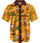 Collar Button Up | Father's Day | Icy SuperFLEX fabric - Yellow