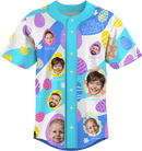 Baseball Button Up | Easter Day | Poly-cotton fabric - Cotton White