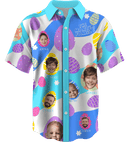 Collar Button Up | Easter Day | Icy SuperFLEX fabric - Cotton White