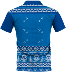 Polo | FestiveFam | Poly-Cotton fabric - Blue