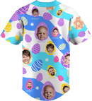 Baseball Button Up | Easter Day | Poly-cotton fabric - Cotton White