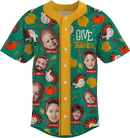 Baseball Button Up | Thanksgiving Day | Poly-cotton fabric - Green