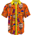 Collar Button Up | Father's Day | Icy SuperFLEX fabric - Orange 1