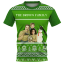 Jersey | FestiveFam | Poly-Cotton fabric - Green