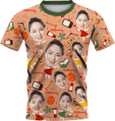 Jersey | Mother's Day | Icy SuperFLEX fabric - Peach Cocoa