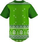 Baseball Button Up | FestiveFam | Poly-cotton fabric - Green