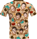 Jersey | Thanksgiving Day | Poly-Cotton fabric - Light Brown
